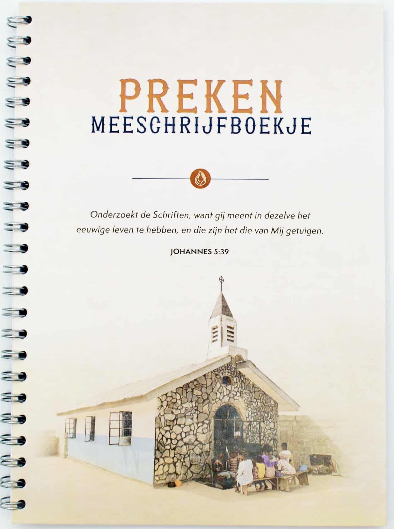 Preken meeschrijfboekje
